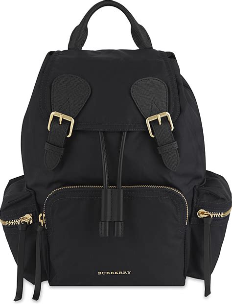 medium burberry backpack|Burberry backpack black nylon.